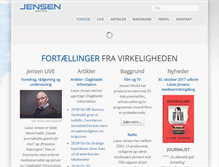 Tablet Screenshot of jensenmedia.dk
